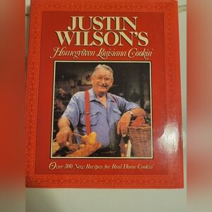 Justin Wilson's Homegrown Louisiana Cookin' Cookbook - Hard Back Cook Book